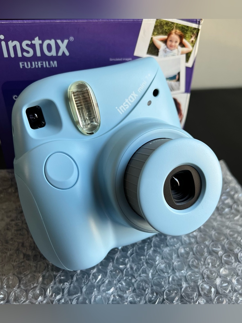 Fujifilm Instax Mini 7+ Instant Film Camera - Light Blue